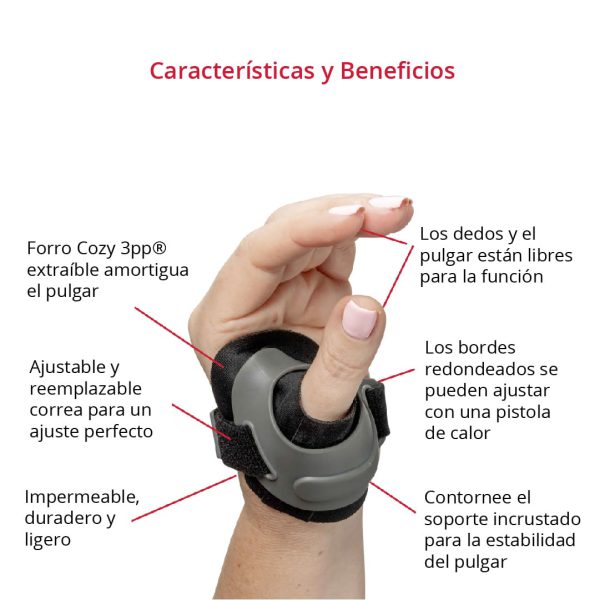 Ortesis de pulgar para artritis y artrosis