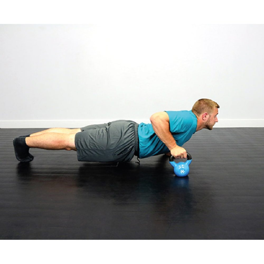Pesas rusas Kettlebells de hierro fundido, ejercicios- Doctor's Choice